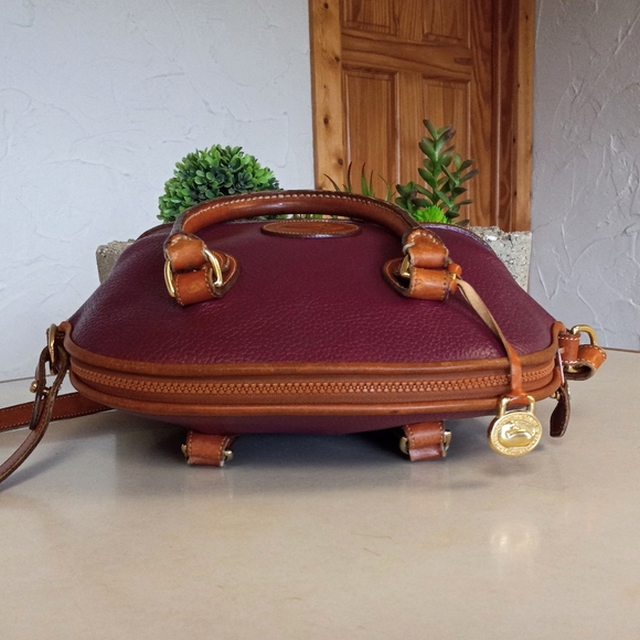 Dooney & Bourke Norfolk Satchel/Crossbody bag, 1990's. - Picture 6 of 10